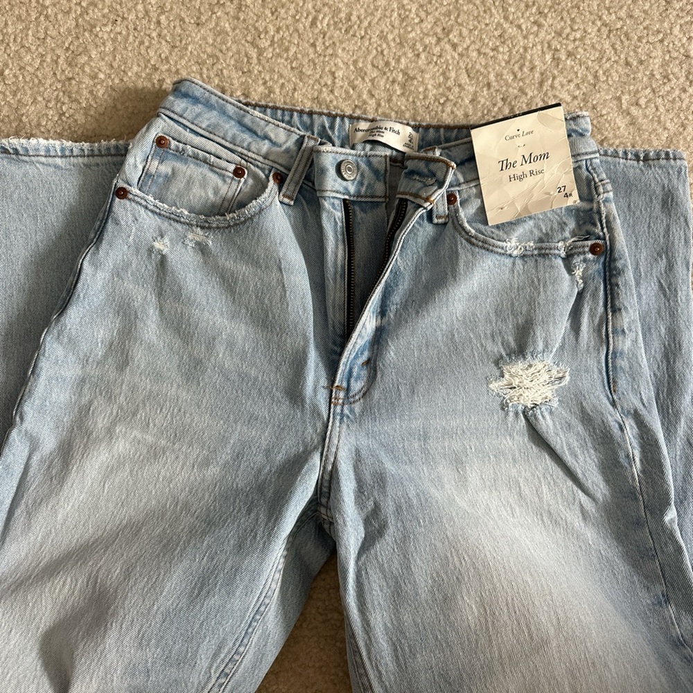 Abercrombie & Fitch Mom High Rise Jean - Curve Love